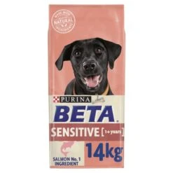 Purina Beta Sensitive Adult 1+ Dry Dog Food - Salmon & Rice -Fuzzyard Shop I0044893