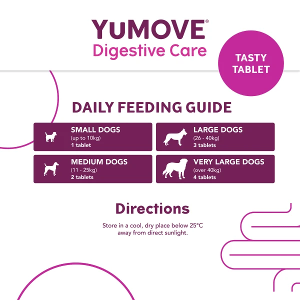 YuMOVE Digestive Care Dog Supplement Tablets 5 YuMOVE Digestive Care Dog Supplement Tablets - Image 3