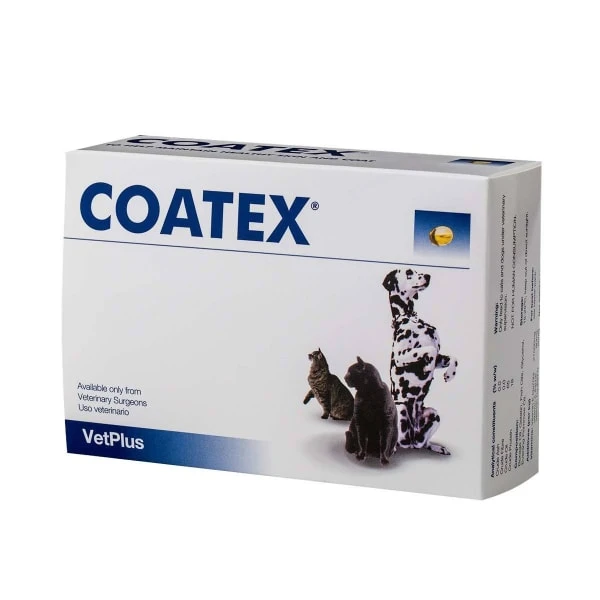 VetPlus Coatex Capsules For Cats & Dogs 3 VetPlus Coatex Capsules For Cats & Dogs