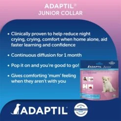 Adaptil Calm On-The-Go Puppy Dog Collar - Black -Fuzzyard Shop I9088880 en 03