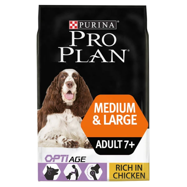 Purina Pro Plan OptiAge Medium And Large Adult 7+ Dry Dog Food - Chicken 11 Purina Pro Plan OptiAge Medium And Large Adult 7+ Dry Dog Food - Chicken - Image 9