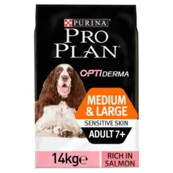 Purina Pro Plan OptiDerma Sensitive Skin Medium And Large Adult Dry Dog Food - Salmon -Fuzzyard Shop I9215313 en