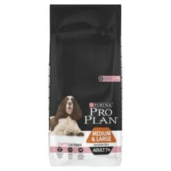 Purina Pro Plan OptiDerma Sensitive Skin Medium And Large Adult Dry Dog Food - Salmon -Fuzzyard Shop I9215313 en 01