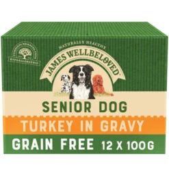 James Wellbeloved Grain-free Senior Wet Dog Food In Pouches - Turkey -Fuzzyard Shop I9382278