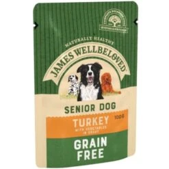 James Wellbeloved Grain-free Senior Wet Dog Food In Pouches - Turkey -Fuzzyard Shop I9382278 en 04