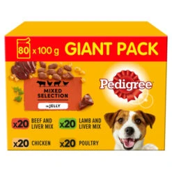 Pedigree Vital Protection Adult Wet Dog Food In Pouches - Mixed Selection In Jelly -Fuzzyard Shop I9491293