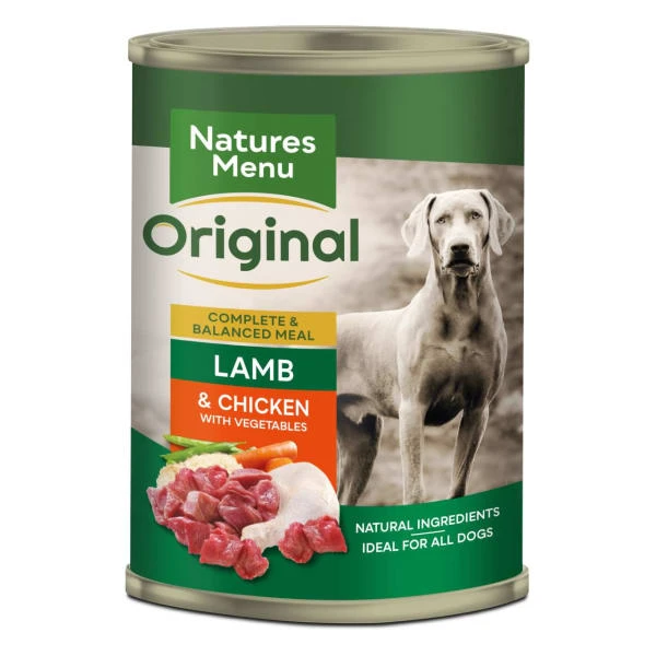 Natures Menu Adult Original Wet Dog Food In Cans - Lamb & Chicken 4 Natures Menu Adult Original Wet Dog Food In Cans - Lamb & Chicken - Image 2