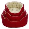 Earthbound Classic Brushed Stag Dog Bed - Red -Fuzzyard Shop I9520922 01