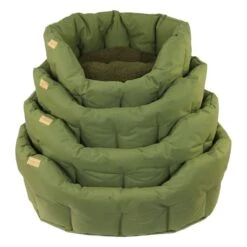 Earthbound Classic Waterproof Round Dog Bed - Green