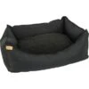 Earthbound Waterproof Rectangular Dog Bed - Black 1 Earthbound Waterproof Rectangular Dog Bed - Black -Fuzzyard Shop I9520941