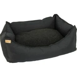 Earthbound Waterproof Rectangular Dog Bed - Black