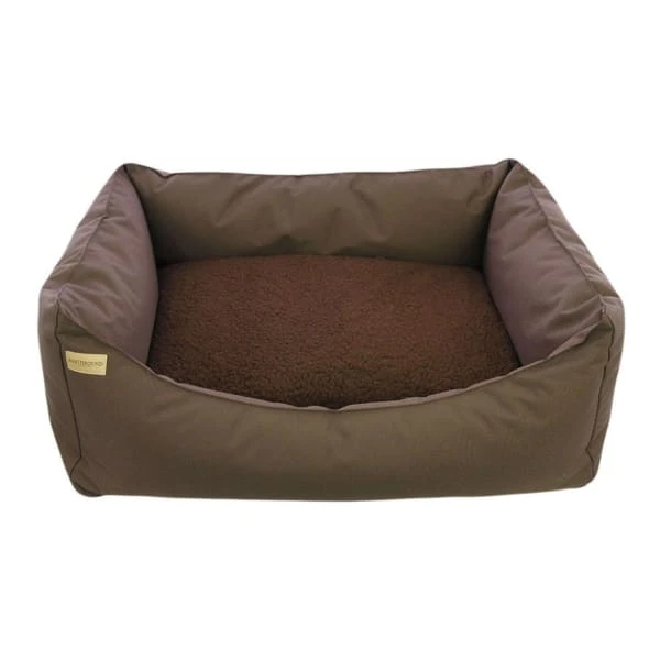 Earthbound Rectangular Removable Waterproof Dog Bed - Brown 4 Earthbound Rectangular Removable Waterproof Dog Bed - Brown - Image 2