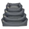 Earthbound Rectangular Waterproof Dog Bed - Grey -Fuzzyard Shop I9520944 01