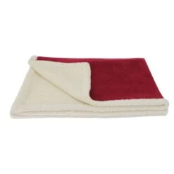 Earthbound Sherpa Pet Blanket - Red