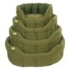 Earthbound Traditional Tweed & Waterproof Dog Bed - Green -Fuzzyard Shop I9520961 01