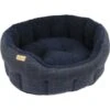 Earthbound Traditional Tweed Dog Bed - Navy -Fuzzyard Shop I9520965