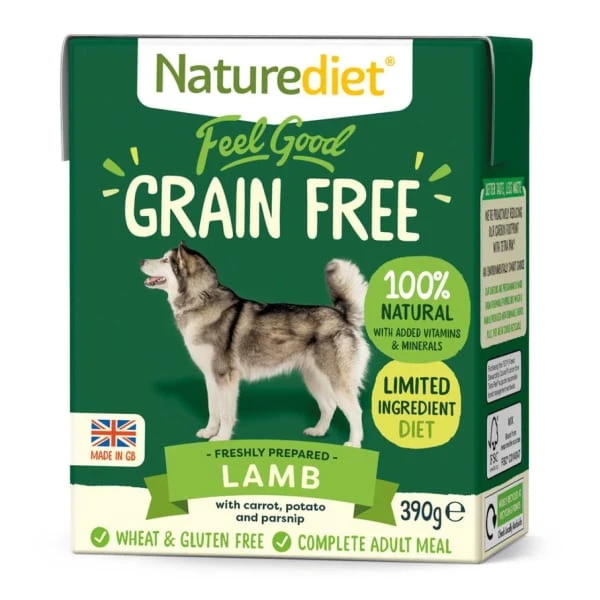 Naturediet Feel Good Grain-free Adult Wet Dog Food - Lamb 4 Naturediet Feel Good Grain-free Adult Wet Dog Food - Lamb - Image 2