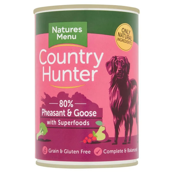 Natures Menu Country Hunter Grain-free Adult Wet Dog Food - Pheasant & Goose 3 Natures Menu Country Hunter Grain-free Adult Wet Dog Food - Pheasant & Goose