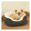 Rosewood 40 Winks Jumbo Cord Dog Bed - Grey -Fuzzyard Shop I9522445 02