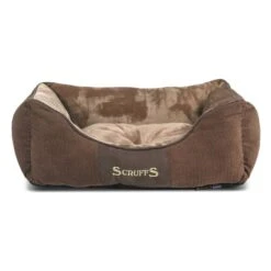 Scruffs Chester Box Dog Bed - Chocolate Brown -Fuzzyard Shop I9522612