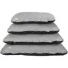 Earthbound Tweed Steel Flat Dog Cushion - Grey -Fuzzyard Shop I9530356 01