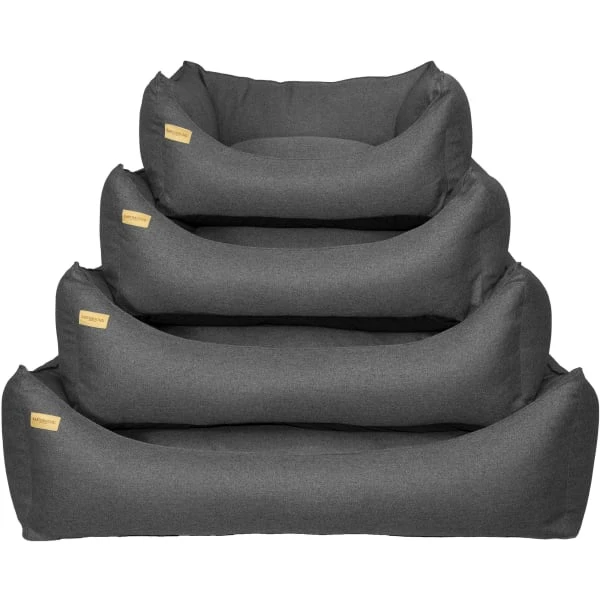 Earthbound Rectangular Morland Dog Bed - Iron Grey 3 Earthbound Rectangular Morland Dog Bed - Iron Grey