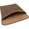 Earthbound Terrier Tunnel Arched Dog Bed - Brown -Fuzzyard Shop I9530495
