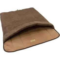 Earthbound Terrier Tunnel Arched Dog Bed - Brown