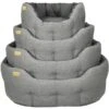 Earthbound Traditional Tweed Dog Bed - Steel Grey -Fuzzyard Shop I9530498 01