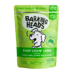 Barking Heads Chop Lickin’ Grain-free Adult Wet Dog Food In Pouches - Lamb -Fuzzyard Shop I9584280