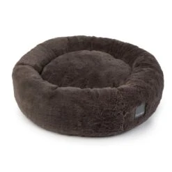 FuzzYard Dreameazzzy Cuddler Dog Bed - Truffle Grey