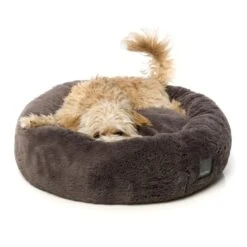 FuzzYard Dreameazzzy Cuddler Dog Bed - Truffle Grey 9 FuzzYard Dreameazzzy Cuddler Dog Bed - Truffle Grey -Fuzzyard Shop I9602333 en 03