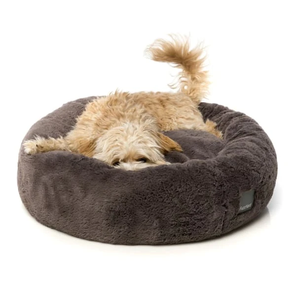 FuzzYard Dreameazzzy Cuddler Dog Bed - Truffle Grey 5 FuzzYard Dreameazzzy Cuddler Dog Bed - Truffle Grey - Image 3