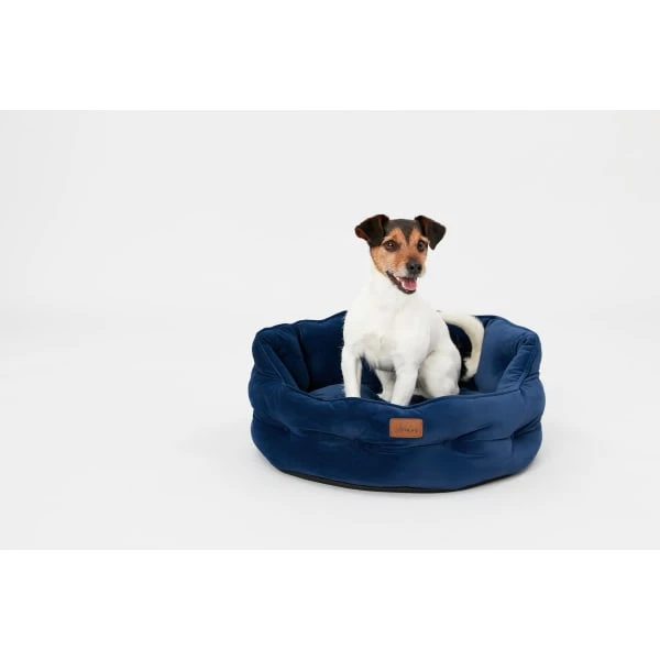 Joules Chesterfield Dog Bed - Navy 5 Joules Chesterfield Dog Bed - Navy - Image 3