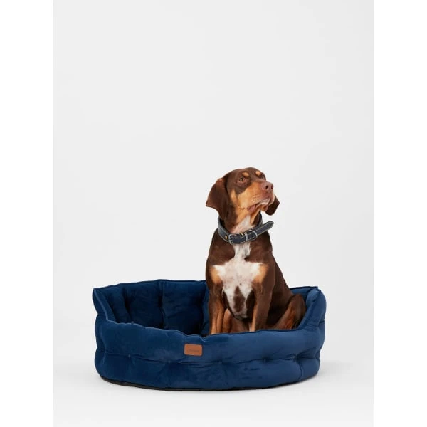 Joules Chesterfield Dog Bed - Navy 16 Joules Chesterfield Dog Bed - Navy - Image 14
