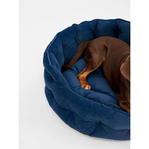 Joules Chesterfield Dog Bed - Navy 12 Joules Chesterfield Dog Bed - Navy - Image 10