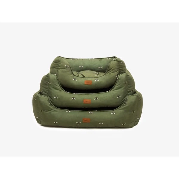Joules Bee Print Box Dog Bed 11 Joules Bee Print Box Dog Bed - Image 9