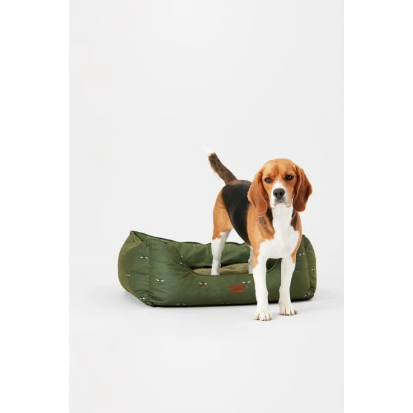 Joules Bee Print Box Dog Bed 7 Joules Bee Print Box Dog Bed - Image 5