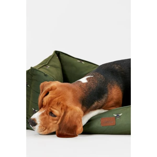 Joules Bee Print Box Dog Bed 3 Joules Bee Print Box Dog Bed