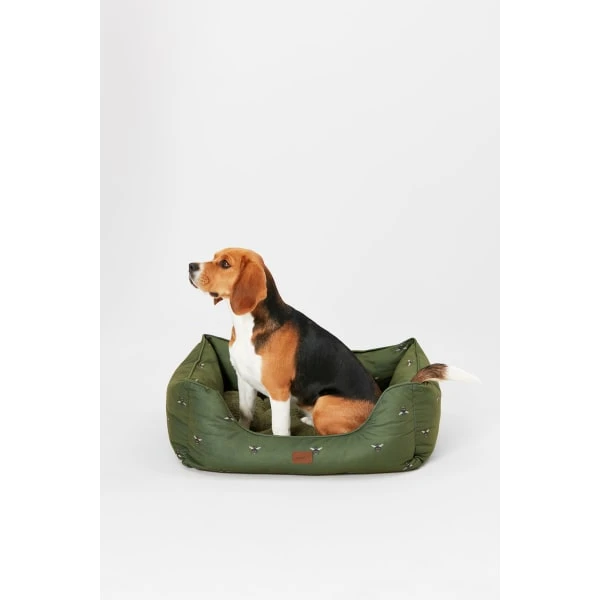 Joules Bee Print Box Dog Bed 5 Joules Bee Print Box Dog Bed - Image 3