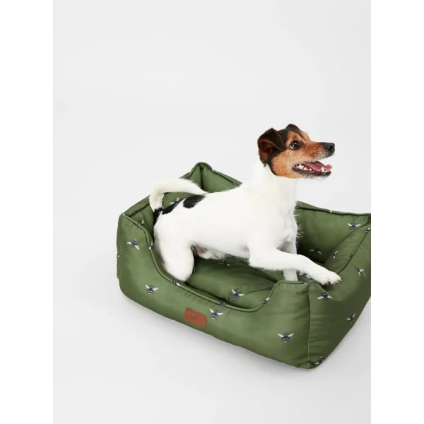 Joules Bee Print Box Dog Bed 8 Joules Bee Print Box Dog Bed - Image 6