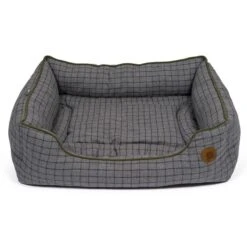 Petface Square Dog Bed - Moss Green -Fuzzyard Shop I9647277