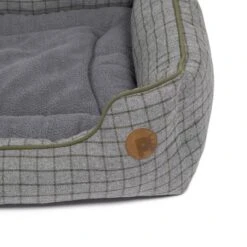 Petface Square Dog Bed - Moss Green -Fuzzyard Shop I9647277 en 02