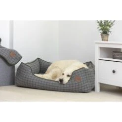 Petface Square Dog Bed - Moss Green -Fuzzyard Shop I9647277 en 05
