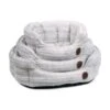 Petface White Plush Oval Small Dog Bed -Fuzzyard Shop I9647286 en 02