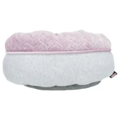 Trixie Junior Round Dog Bed - Light Grey/Light Lilac -Fuzzyard Shop I9658332 en 02
