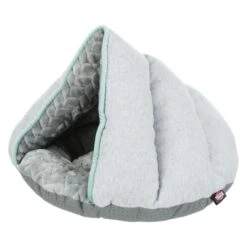 Trixie Junior Cave Round Dog Bed - Light Grey/Mint -Fuzzyard Shop I9658334 en 02