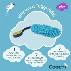 Coachi Tuggi Hide Toy For Dogs - Navy, Lime & Light Blue -Fuzzyard Shop I9659293 en 04