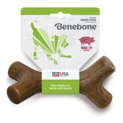 Benebone Bacon Stick Medium Dog Toy -Fuzzyard Shop I9661281